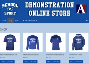 Online Store for Fundraising