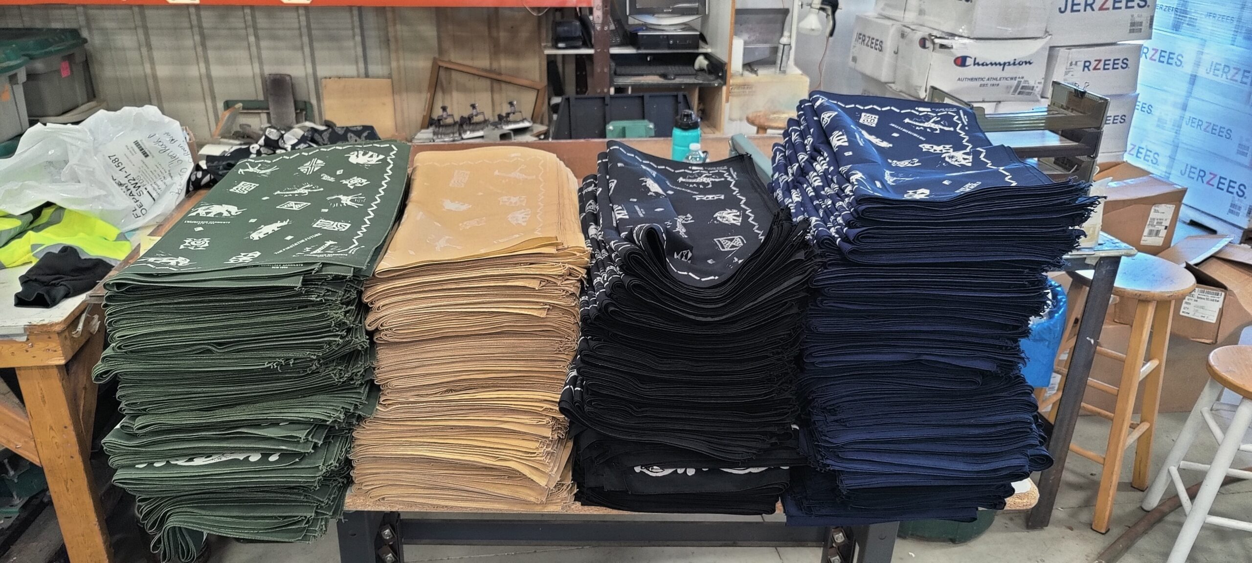 Custom Screen Print Bandanas