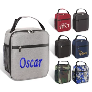 Custom Embroidered Lunch Bags