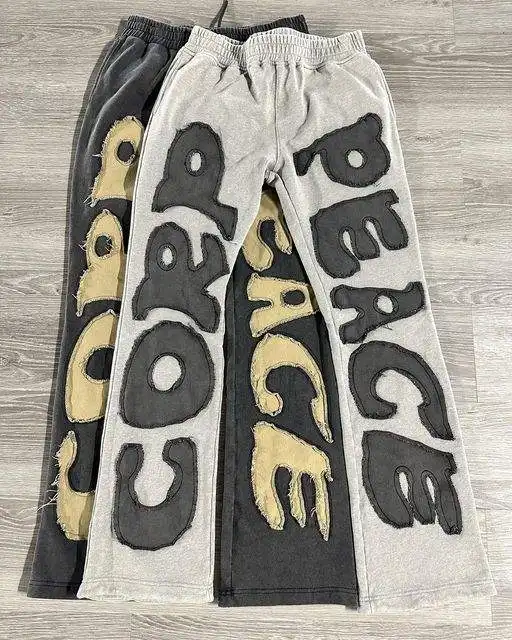 Customize Sweatpants with writing down the leg