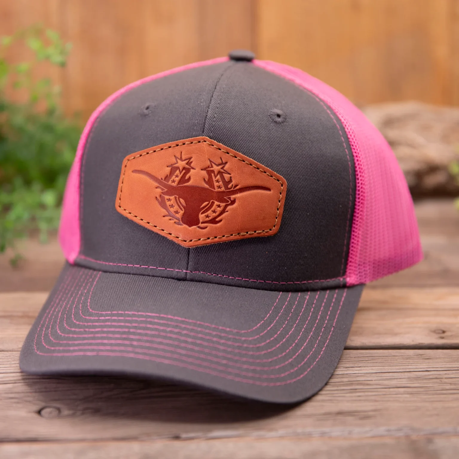 Leather Patch Hats