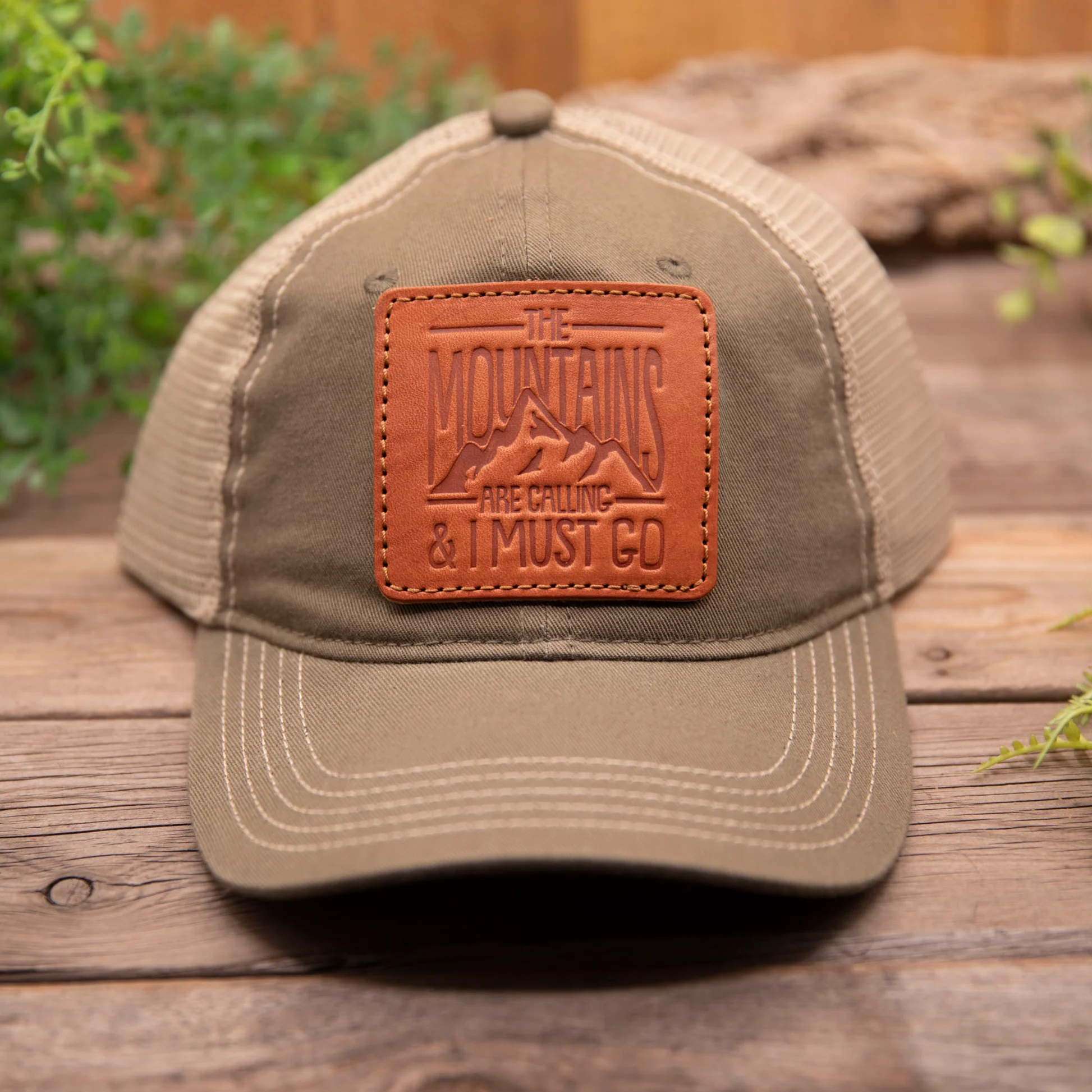 Leather Patch Hats